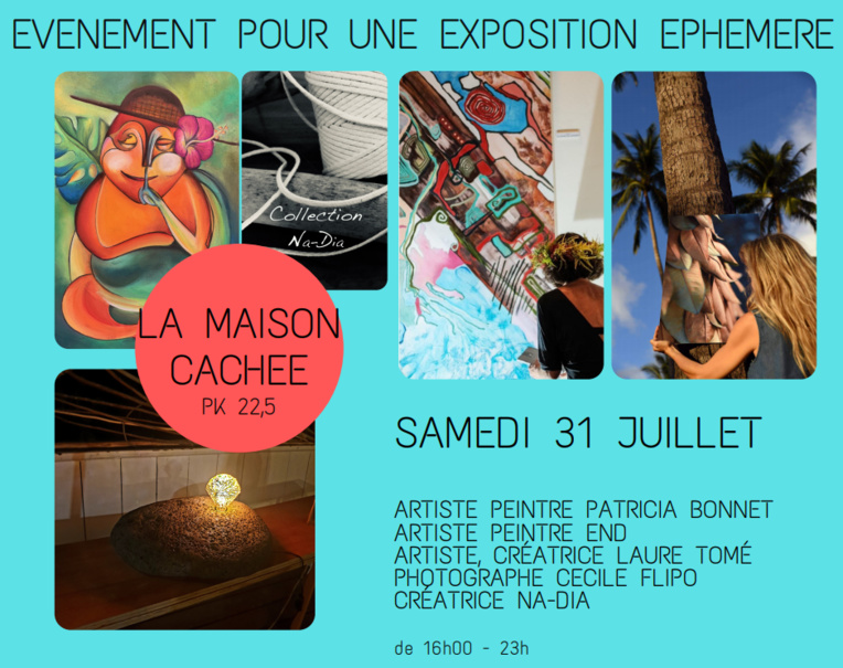 Une exposition éphémère dans “la maison cachée”