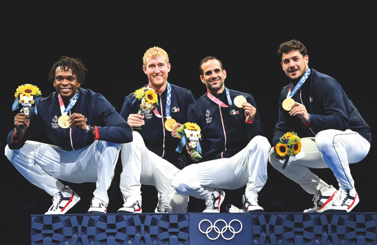 Le fleuret françait médaillé d'or Le fleuret françait médaillé d'or