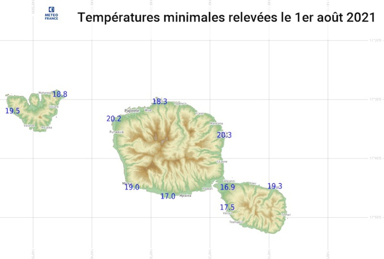 Fraîcheur "habituelle" mais "tardive" à Tahiti et Moorea