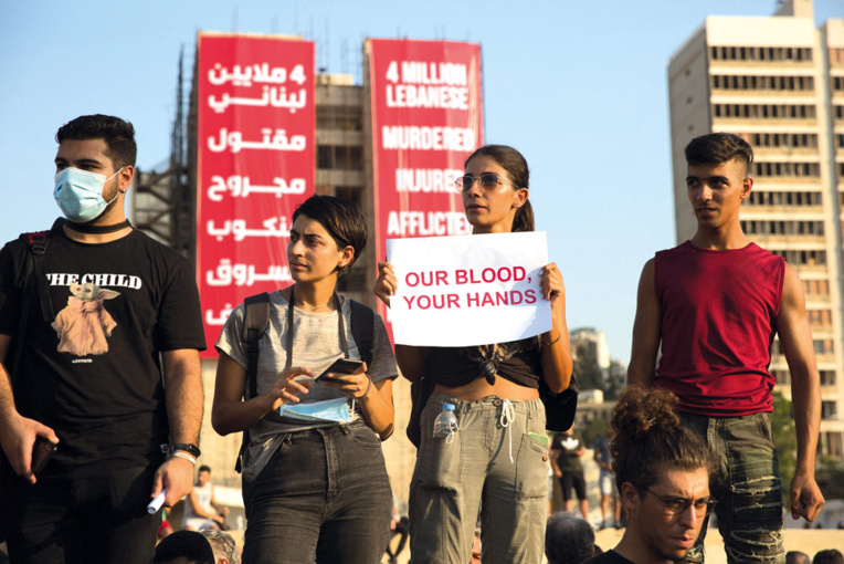 Colère et deuil pour le 1er anniversaire de l'explosion au port de Beyrouth