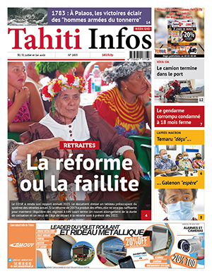 Cliquez sur la Une pour lire le journal