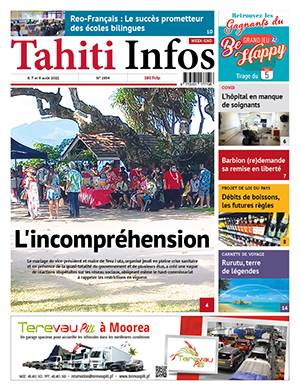 Cliquez sur la Une pour lire le journal