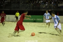 Beach Soccer: Les tiki Toa battent l'Argentine 6 à 4