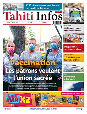 Cliquez sur la Une pour lire le journal