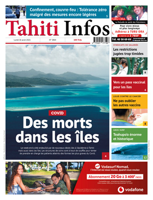 Cliquez sur la Une pour lire le journal Cliquez sur la Une pour lire le journal