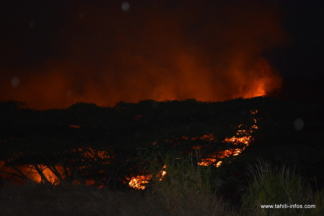 Vue depuis Mahinarara 18h30
