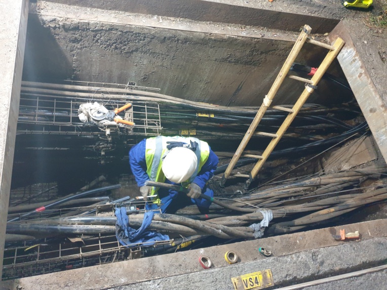 Le réseau électrique renouvelé à Tipaerui Le réseau électrique renouvelé à Tipaerui