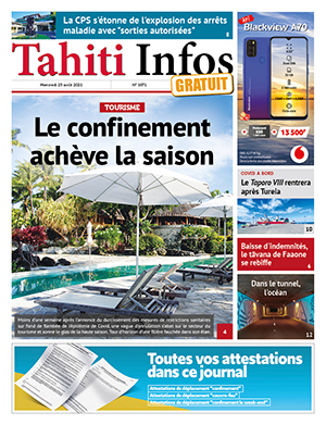 Cliquez sur la Une pour lire le journal