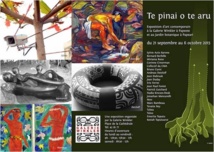 Exposition d'art contemporain "Te Pinai O Te Aru" à la Galerie Winkler et au jardin Botanique