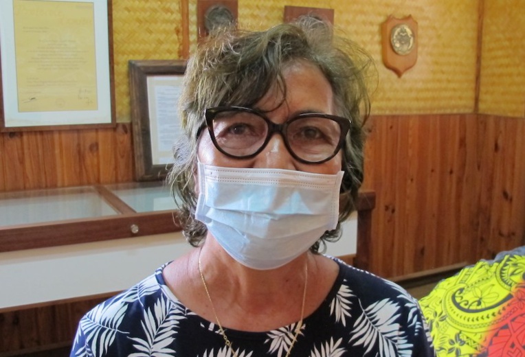 Jeanne-Marie Kautai, 1ère adjointe au maire de Nuku Hiva. Jeanne-Marie Kautai, 1ère adjointe au maire de Nuku Hiva.