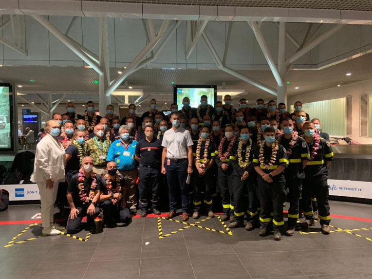 Nouveau renfort de 44 volontaires de la sécurité civile Nouveau renfort de 44 volontaires de la sécurité civile