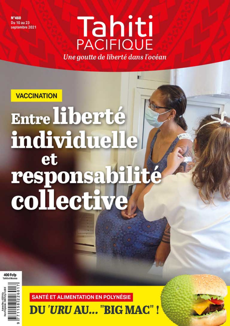 À la UNE de Tahiti Pacifique vendredi 10 septembre 2021 À la UNE de Tahiti Pacifique vendredi 10 septembre 2021