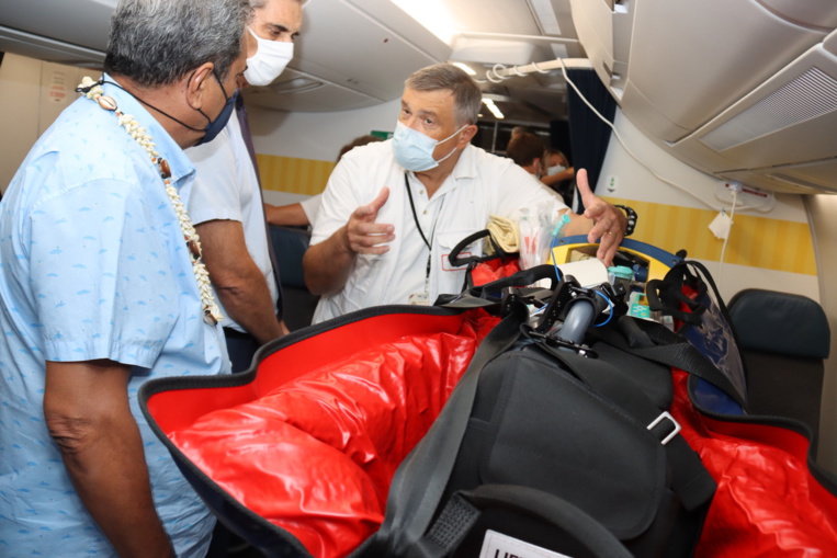 Evacuation sanitaire de huit patients Covid vers Paris