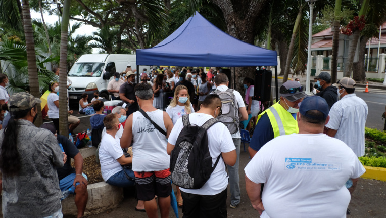 Des manifestants reçus mais déçus Des manifestants reçus mais déçus