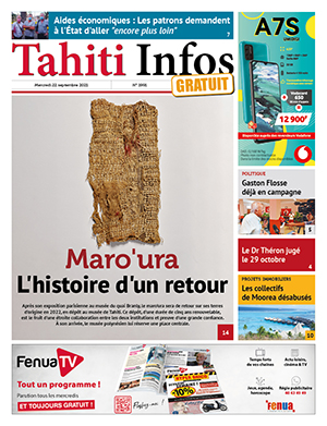 Cliquez sur la Une pour lire le journal