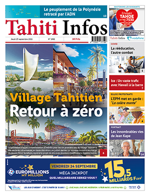 Cliquez sur la Une pour lire le journal