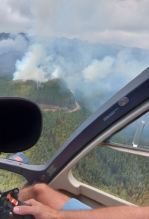 Nuku Hiva : l'incendie est maîtrisé Nuku Hiva : l'incendie est maîtrisé
