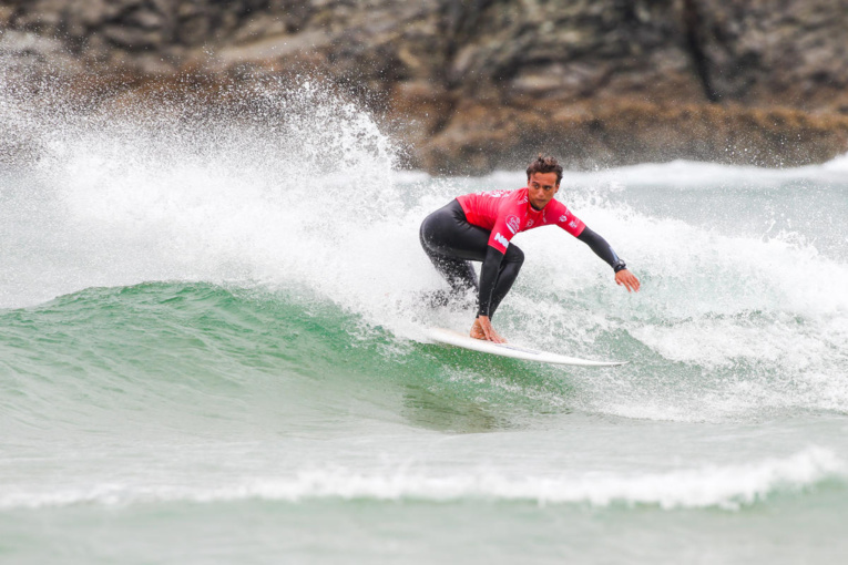 Kauli Vaast lors du Pantin Classic, en Espagne, en juillet dernier. (© WSL / LAURENT MASUREL)
