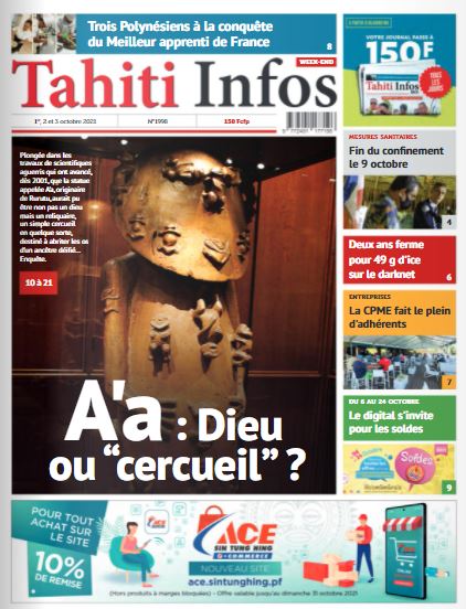 Cliquez sur la Une pour lire le journal