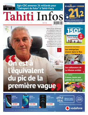 Cliquez sur la Une pour lire le journal