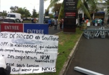 Le barrage de l'hôpital a tenu toute la journée