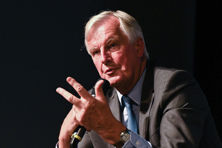 Michel Barnier veut un "électrochoc d'autorité" en France Michel Barnier veut un "électrochoc d'autorité" en France