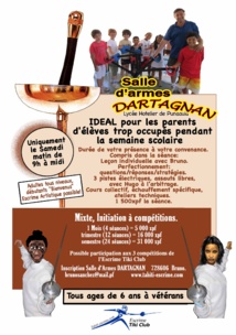 Escrime Tiki Club: Lancement des cours les samedis matins Escrime Tiki Club: Lancement des cours les samedis matins