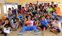 Les Tiki Toa au Centre des Jeunes Adolescents de Erima