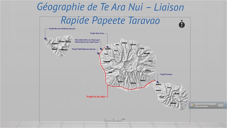 Te ara nui : la route promise entre Taravao et Papeete