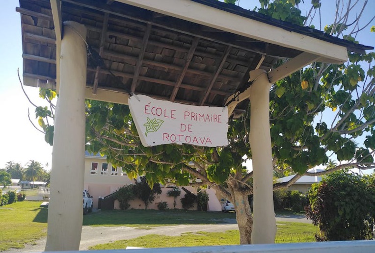 L'école de Rotoava est fermée à partir d'aujourd'hui jusqu'au 8 novembre, la décision a été prise par le tāvana et son conseil municipal. (© FB Ecole Rotoava de Fakarava)