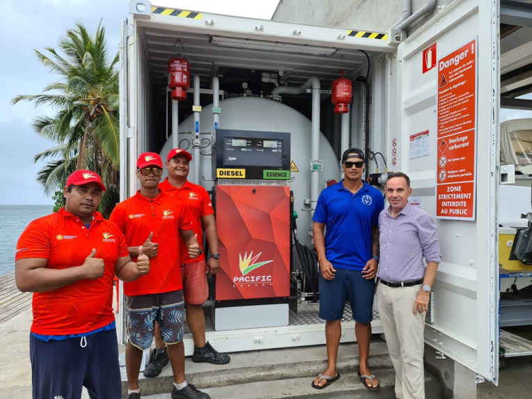 La première station marine de Papeete prête à faire le plein La première station marine de Papeete prête à faire le plein