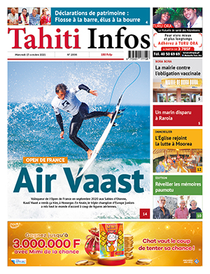 Cliquez sur la Une pour lire le journal