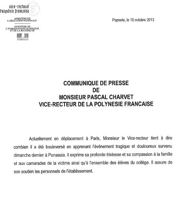 Une adolescente de 15 ans égorgée par son père à Outumaoro