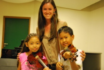 Première audition classique au conservatoire: Les petits violonistes en vedette !