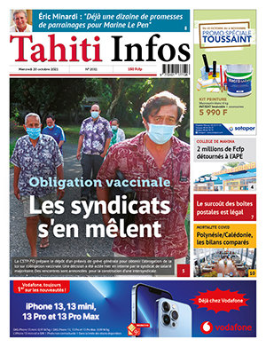 Cliquez sur la Une pour lire le journal