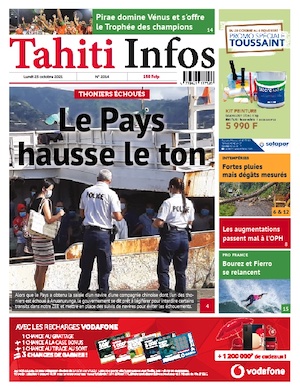 Cliquez sur la Une pour lire le journal