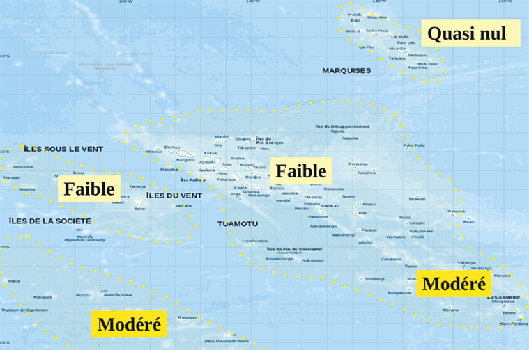 Le risque cyclonique reste faible en Polynésie
