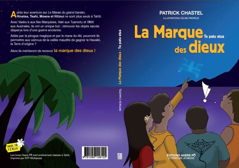 Nouveau livre pour ado aux éditions Haere Pō : Te patu Etua de Patrick Chastel