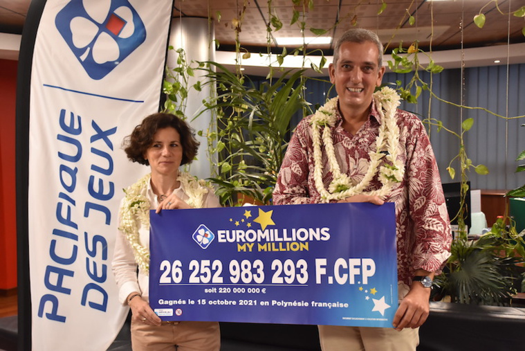 Une Polynésienne remporte le record de l'Euromillions à 26 milliards Une Polynésienne remporte le record de l'Euromillions à 26 milliards