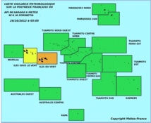 Météo : vigilance orange sur les îles du vent en raison de fortes pluies