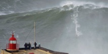 Les surfeurs de vagues géantes de retour au Portugal