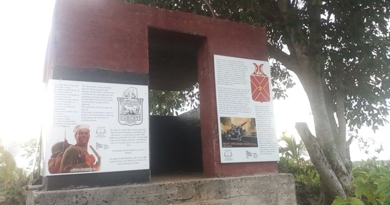 Les canons de Bora Bora restaurés Les canons de Bora Bora restaurés