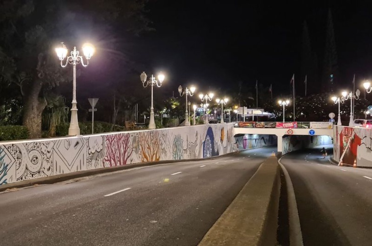 Une fresque "Iaorana e Maeva" pour le tunnel de Papeete Une fresque "Iaorana e Maeva" pour le tunnel de Papeete