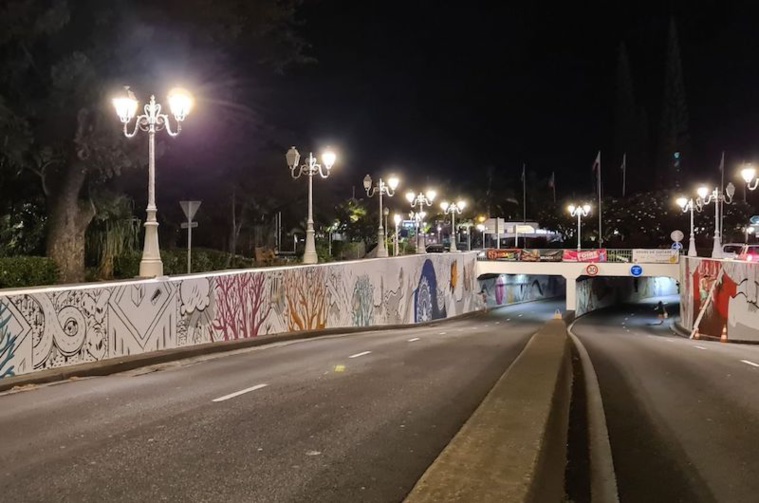 ​Une fresque "Iaorana e Maeva" pour le tunnel de Papeete