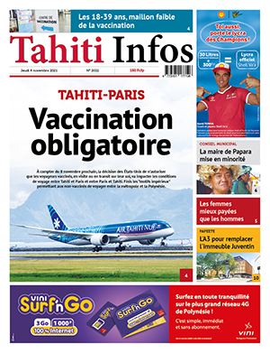 Cliquez sur la Une pour lire le journal