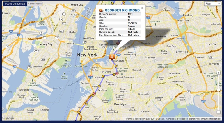 Le Tahitien Georges Richmond 2ème de sa catégorie au Marathon de New-York Le Tahitien Georges Richmond 2ème de sa catégorie au Marathon de New-York
