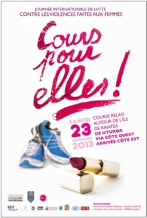 3ème Edition de la course relais « Cours Pour Elles ! » samedi 23 novembre à Raiatea