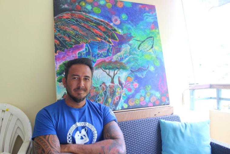 L’artiste-peintre Moana Van Der Maesen chez Naty’Art L’artiste-peintre Moana Van Der Maesen chez Naty’Art