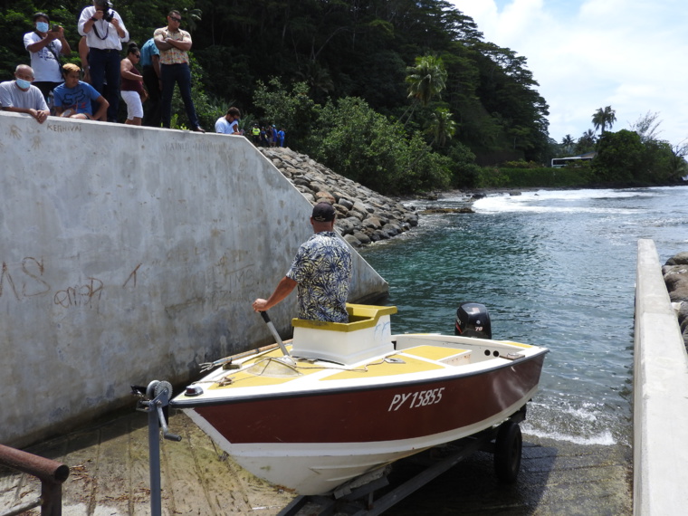 Inauguration : Papeno'o a enfin sa cale de mise à l'eau Inauguration : Papeno'o a enfin sa cale de mise à l'eau