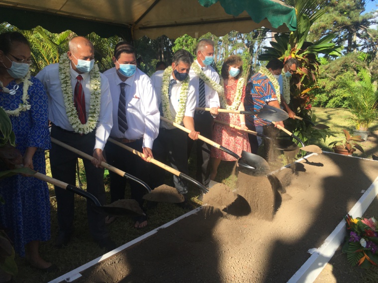 Un centre de pieu au Tahara’a en 2023 Un centre de pieu au Tahara’a en 2023